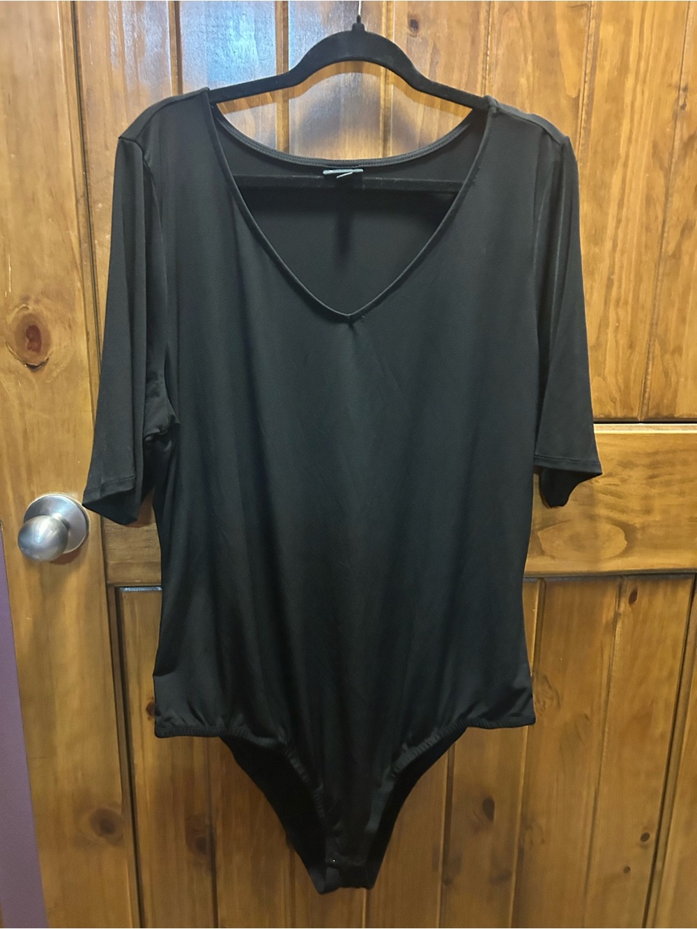 Torrid Black V-Neck Women's Bodysuit Top